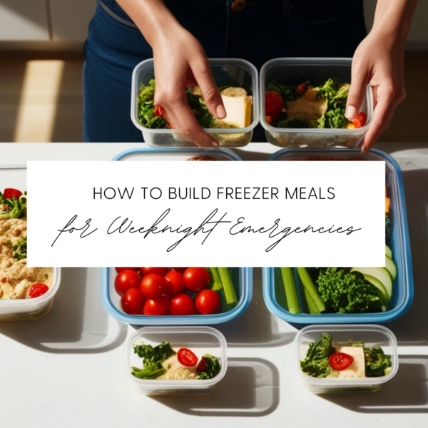 How to Build Freezer Meals for Emergency Weeknights
