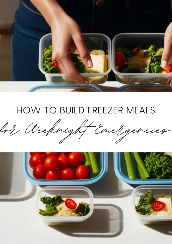 How to Build Freezer Meals for Emergency Weeknights